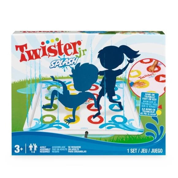 Hasbro Twister Jr Splash Game Water Games For Kids Summer Pool - Picture 2 of 5